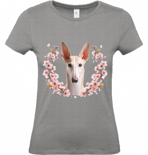 Damen T-Shirt Podenco Motiv  XS-S