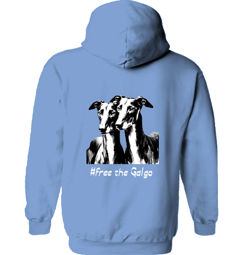 # Free The Galgo Spenden Hoodie Grösse S-L