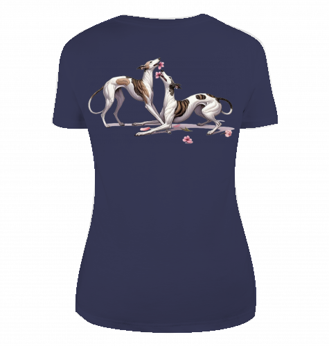 T-Shirt Galgo Motiv Hinten oder Vorne