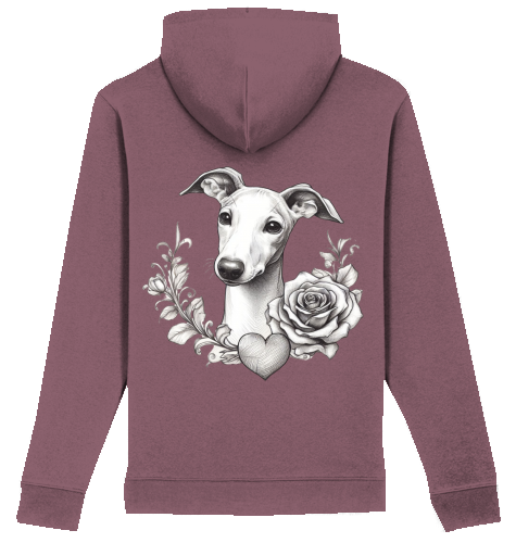 Iconic Unisex Hoodie Whippet Motiv XXS-XS