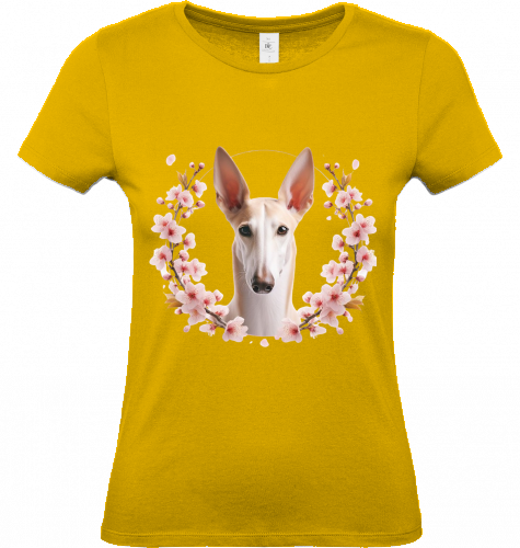 Damen T-Shirt Podenco Motiv  XS-S