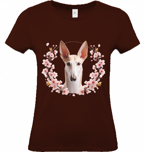 Damen T-Shirt Podenco Motiv  XS-S