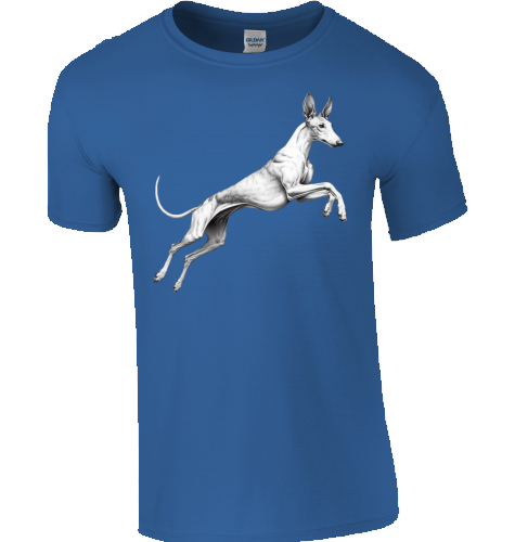 Basic Unisex T-Shirt mit Podenco Motiv