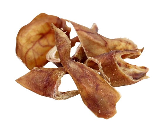 Schweineohrstreifen getrocknet