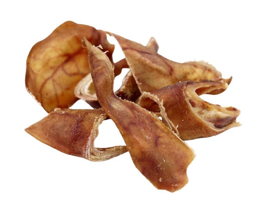 Schweineohrstreifen getrocknet